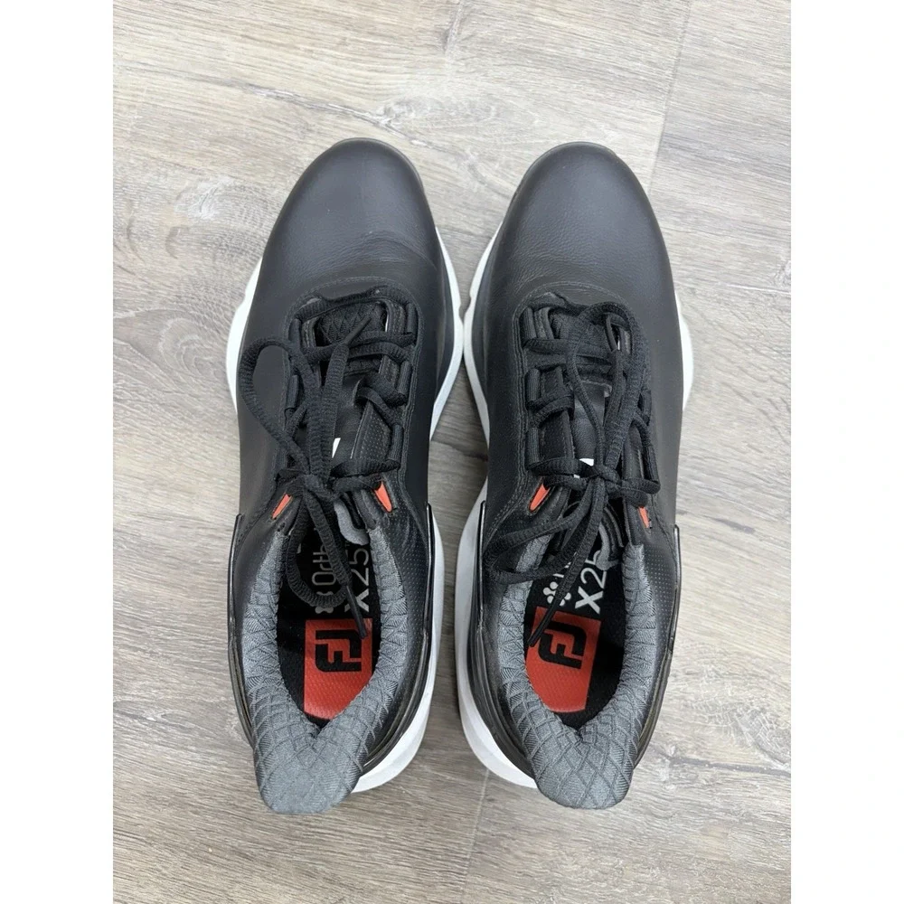 Footjoy Pro Slx Men's Size 8 Golf Shoes Spikeless Black Ortholite X25 EUC
